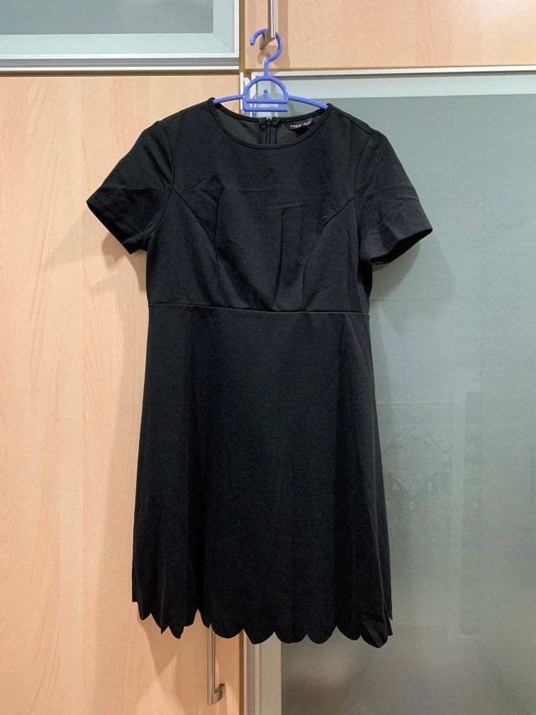 Petite casual black dress online