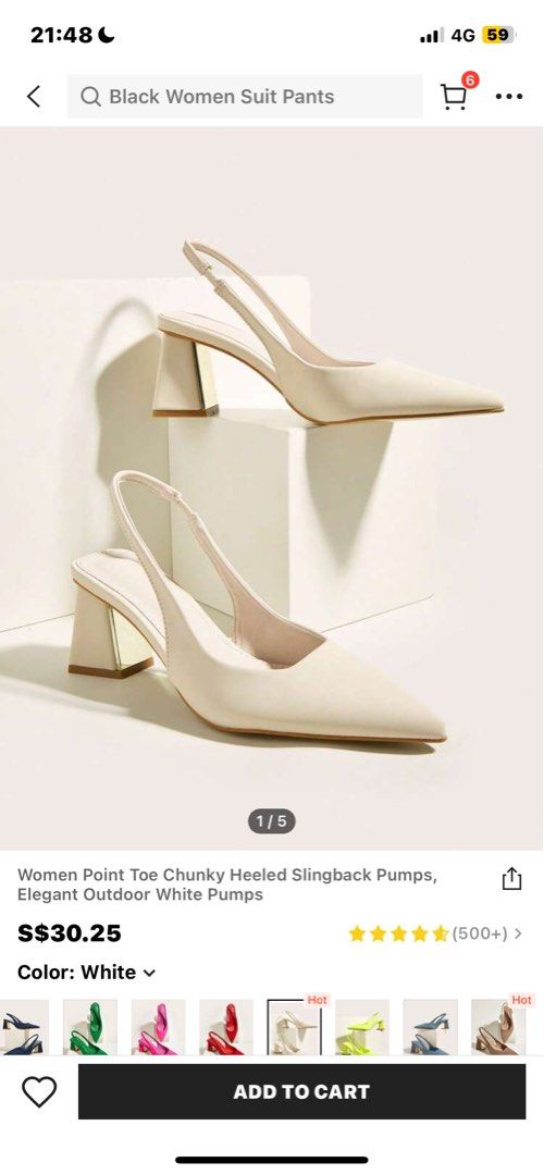 White heels under 20 clearance