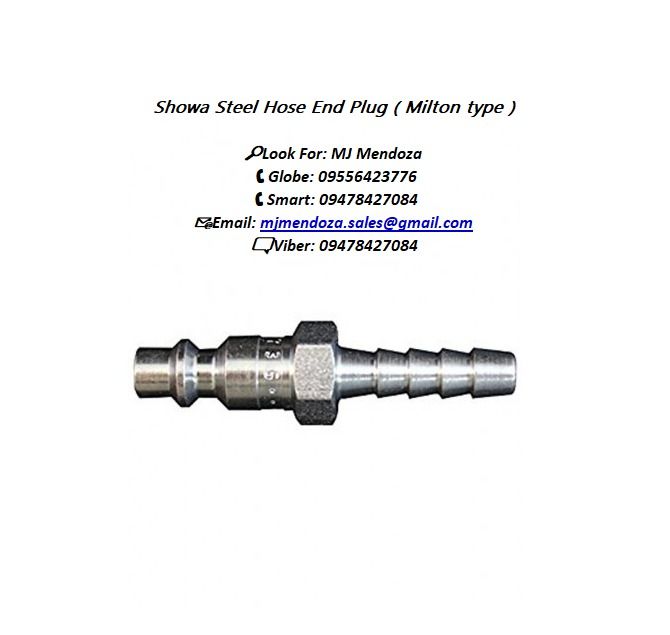 Showa Steel Hose End Plug ( Milton type ), Commercial & Industrial ...