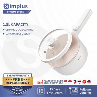 Simplus Multi Cooker Non Stick Ceramic Coating Mini Electric Multi Function Cooker