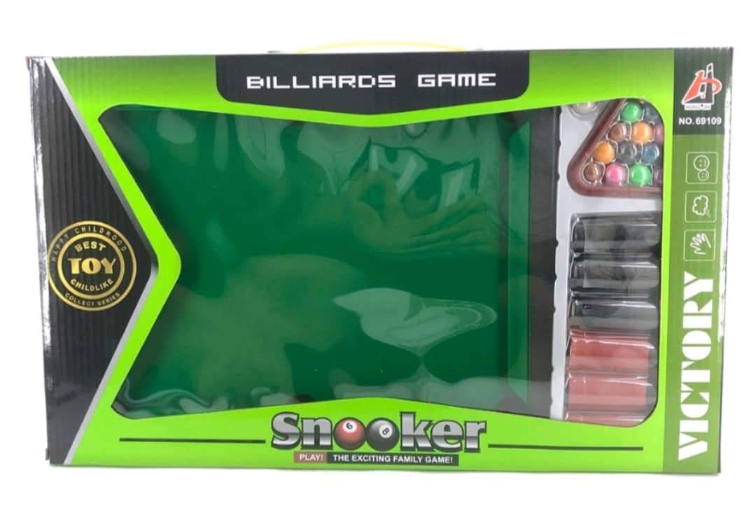 SNOOKER BILLIARD SET TOY (Category: Action & Battle Toys) located in Pasig City. Submitted by benildarustia18 (Listing ID 1244255487, Image 1). Description: BRAND NEW AND ONHAND.