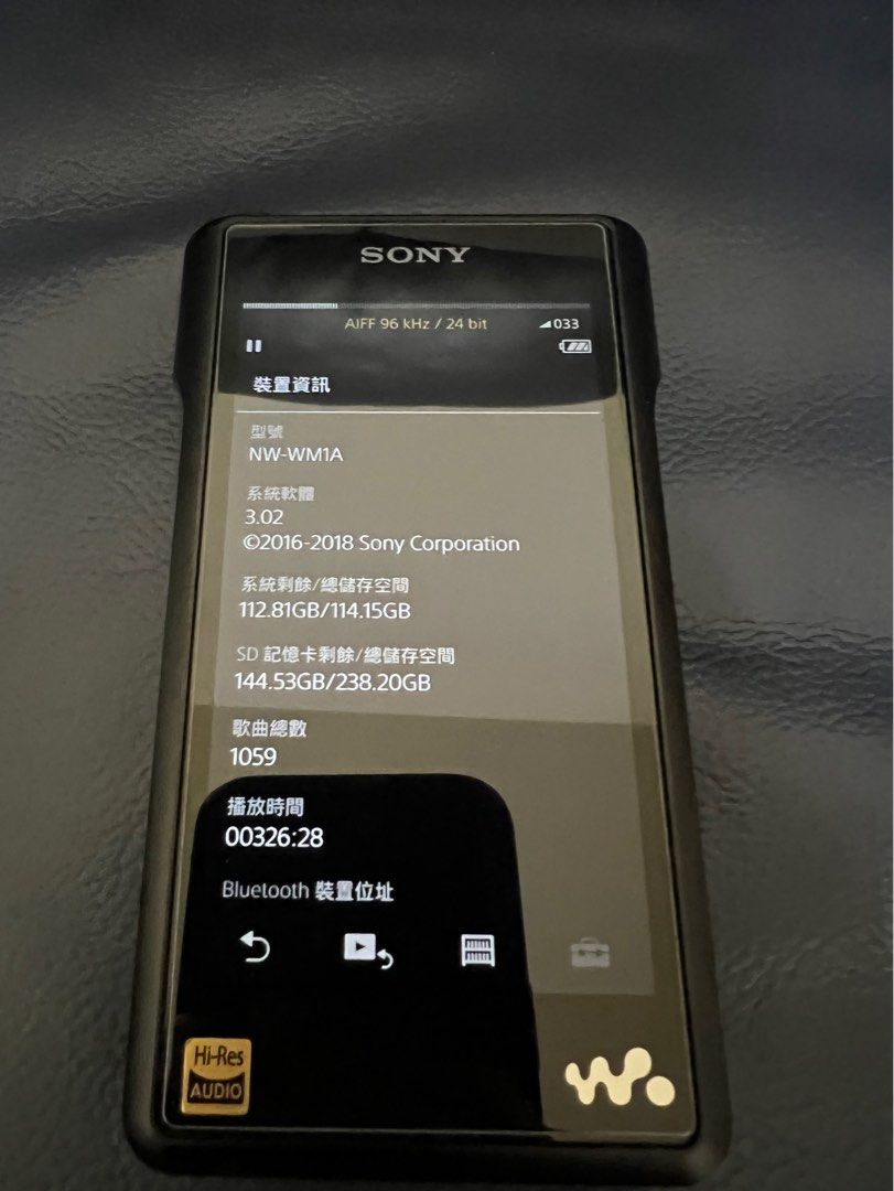 放售SONY NW-WM1A 第一代黑磚128GB, 音響器材, 可攜式音響設備- Carousell