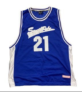 Nike Mens Blue NBA Crenshaw Lebron James 23 Basketball Jersey Size 52 XXL 