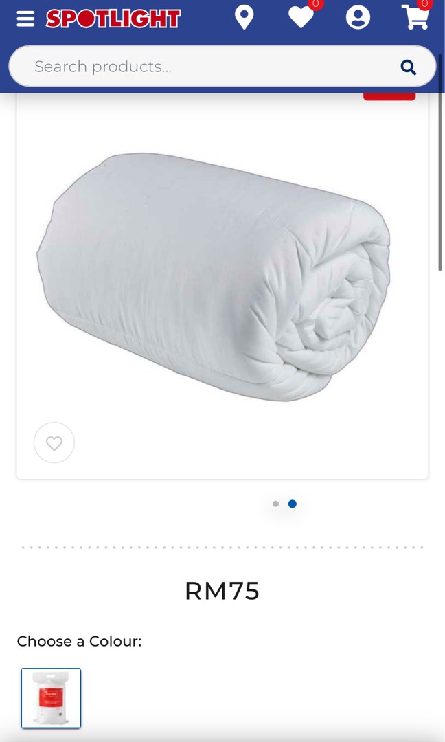 Spotlight Queen size Quilt, Furniture & Home Living, Bedding & Towels on Carousell