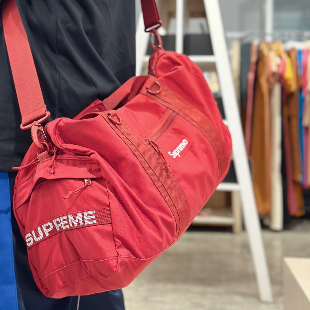 Supreme Duffle Bag (FW18) Black, Luxury, Bags & Wallets on Carousell