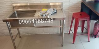 ♦️STAINLESS  KITCHEN SINK/DETACHABLE STAND/1.MM THICKNESS/COMPLETE FITTINGS WITH FREE FAUCET/IN STOCK/MANY DIFFERENT DESIGN AND SIZES/CASH ON DELIVERY WITH IN  METRO MANILA