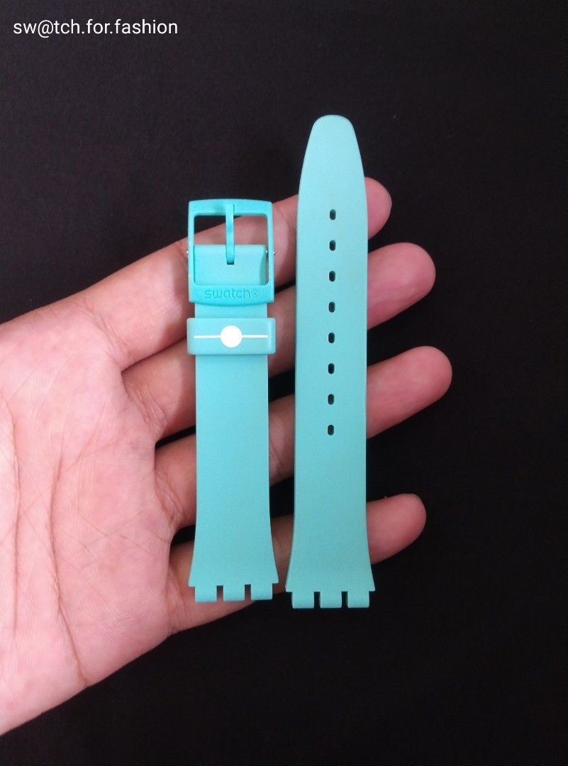 Strap Jam Swatch Standar Gent Size 17mm Original, Barang Mewah, Jam Tangan di Carousell