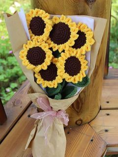 Sunflower Crochet Sold per stem