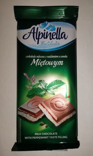 SALE! Limited Edition Alpinella Fine Chocolate Mint Chocolate Bar