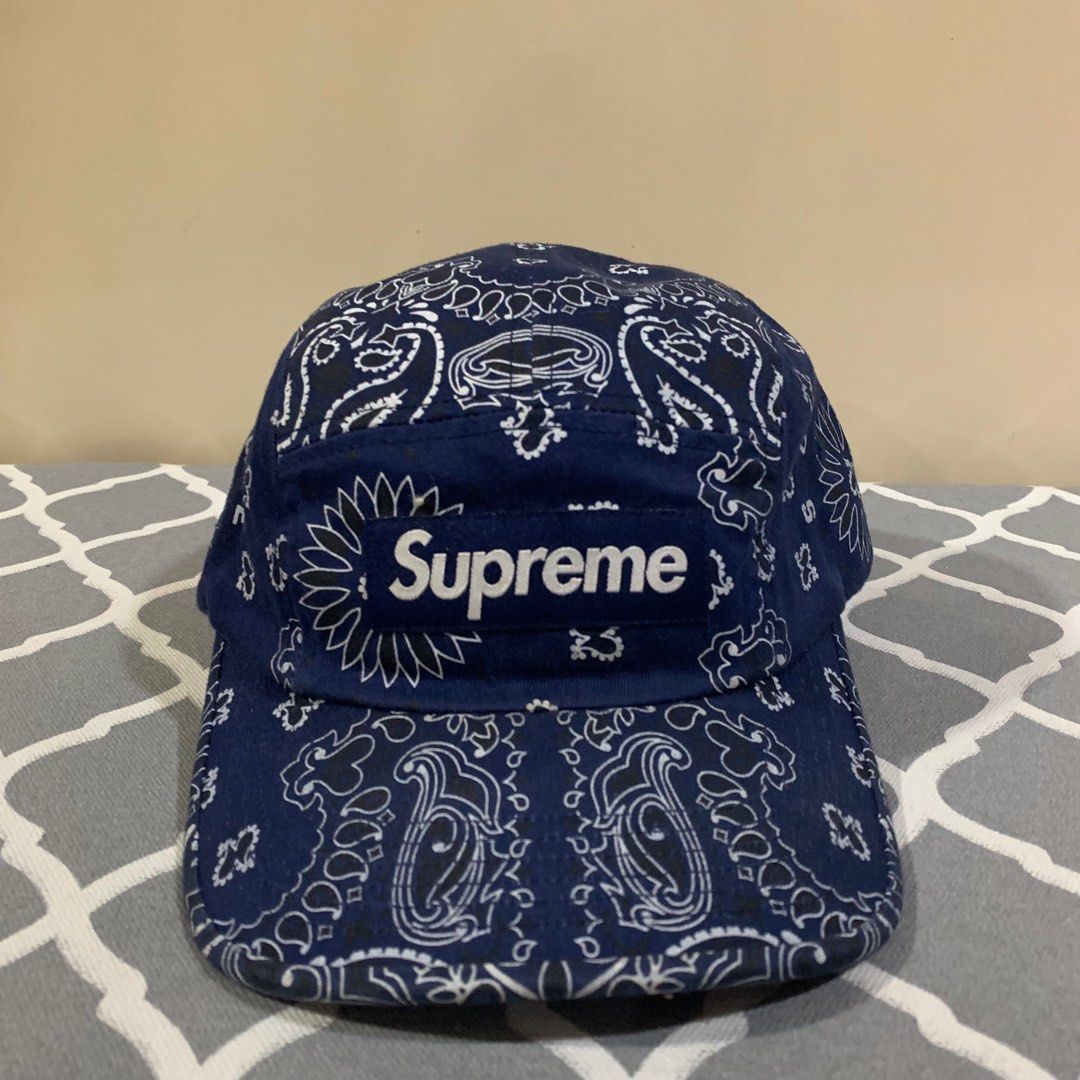 Supreme Bandana Camp cap, Men's Fashion, Watches & Accessories