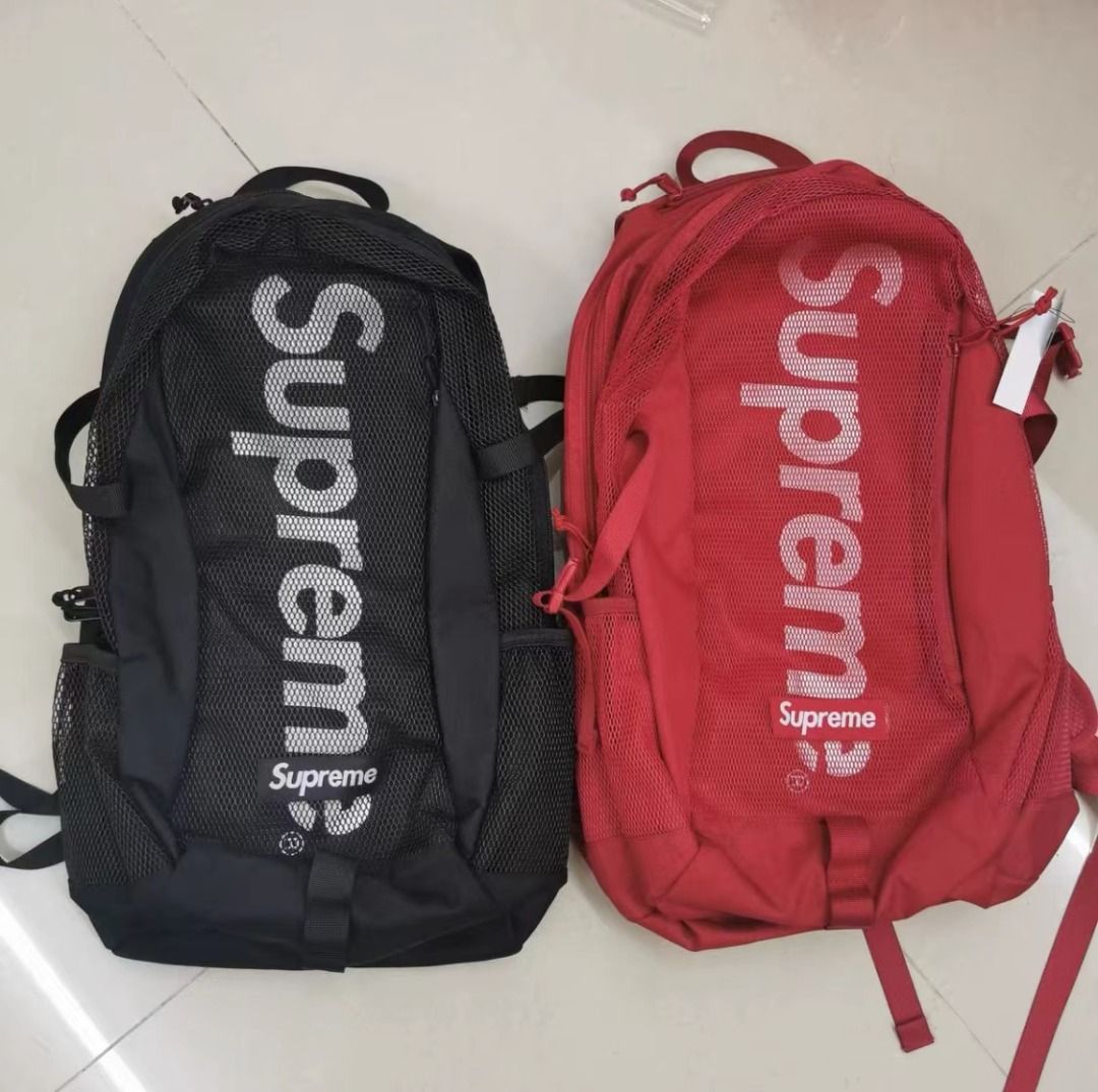 Supreme ss20 Week 1 Backpack 3M徽標雙肩背包, 名牌, 手袋及銀包
