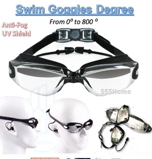 Swimming goggles outlet with degree singapore