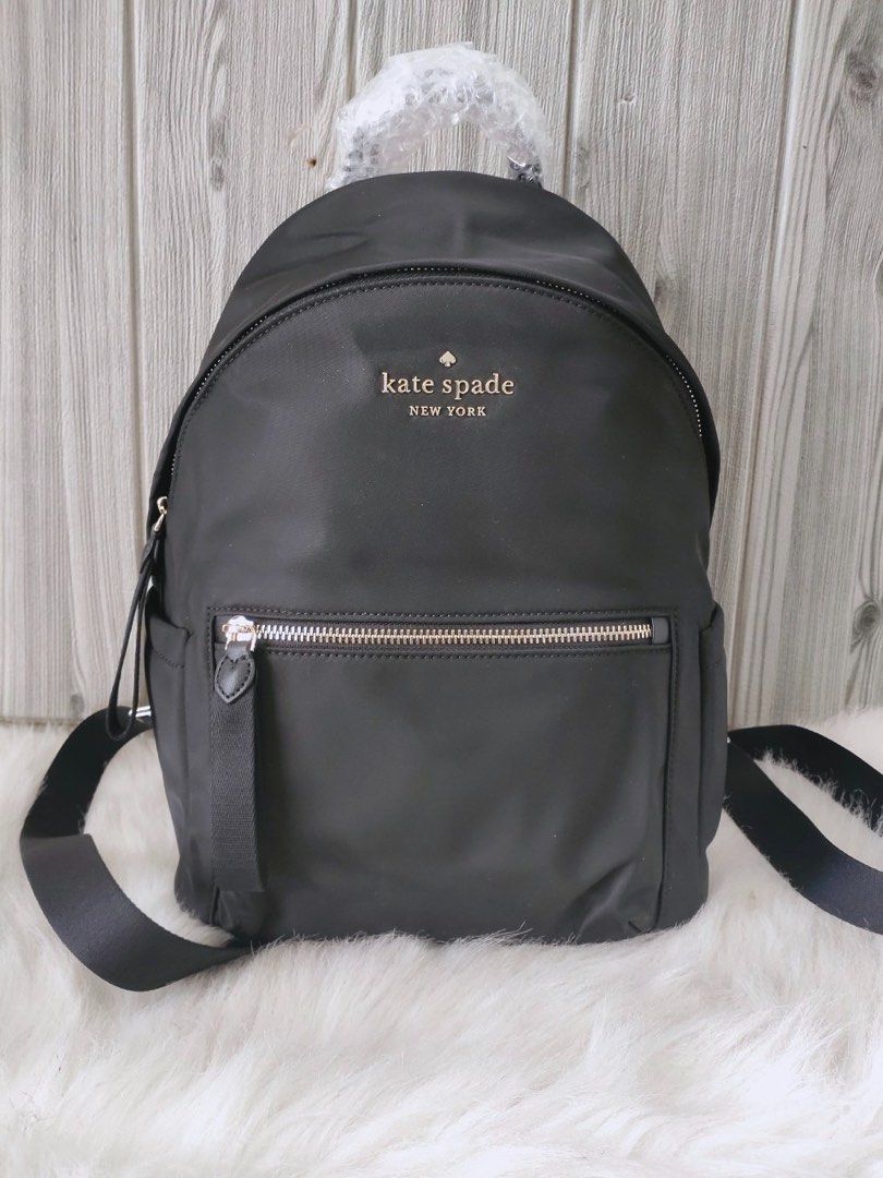 tas backpack Kate Spade New York Chelsea The Little Better Nylon Backpack  Black