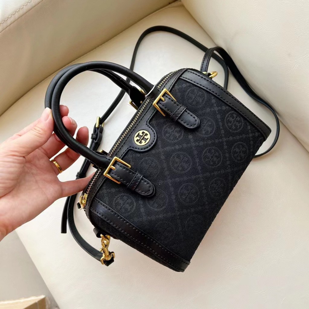TB T Monogram Mini Barrel Bag, Women's Fashion, Bags & Wallets ...