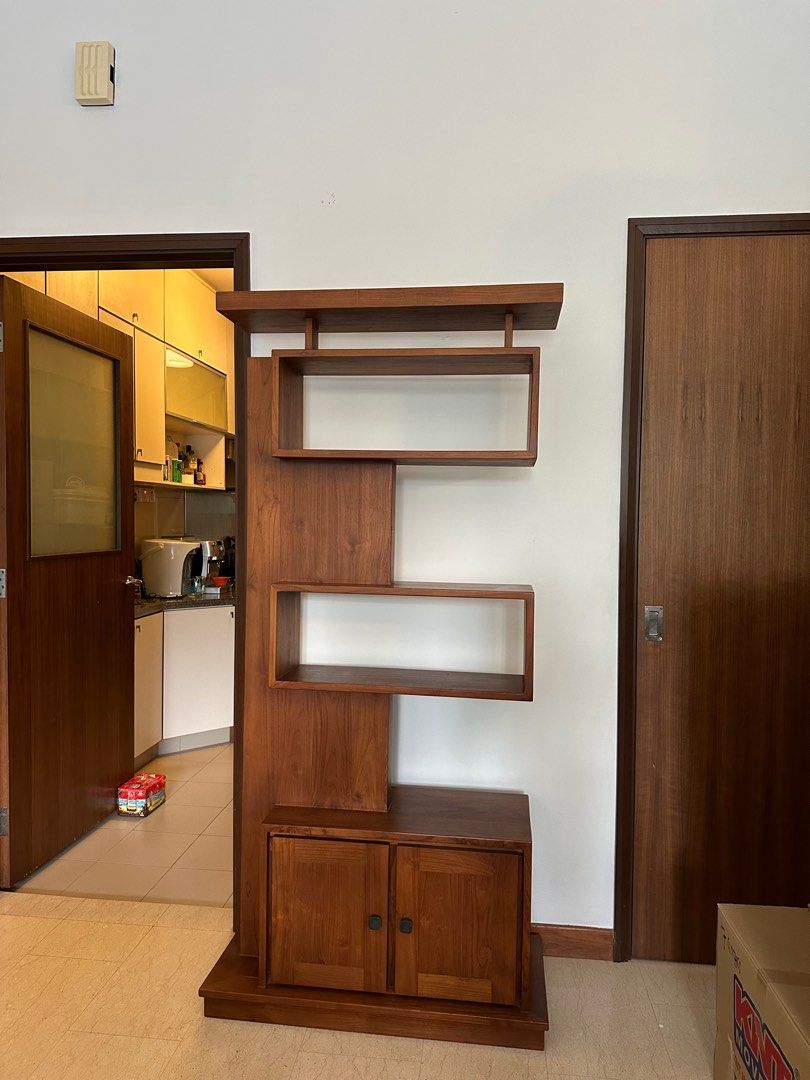 Teak Bookshelf / Display, Furniture & Home Living, Furniture, Shelves