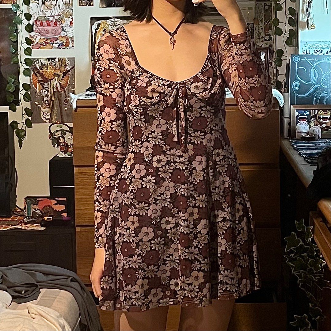 Topshop long deals sleeve dress