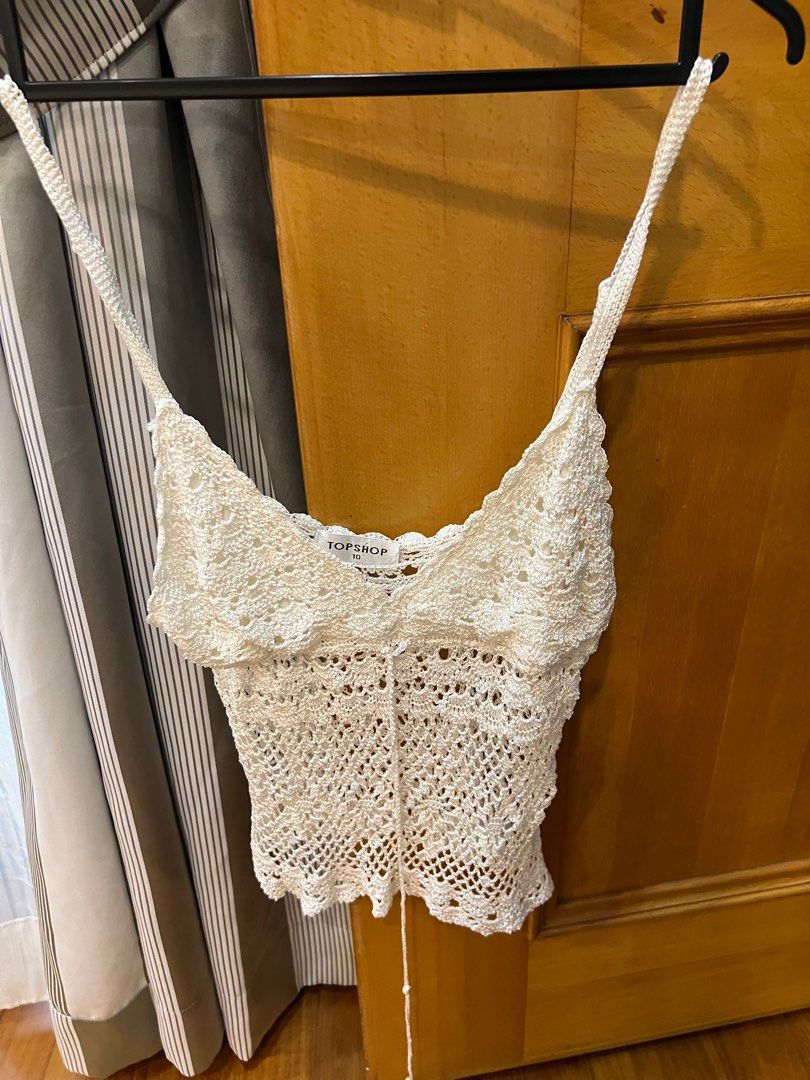 Topshop cheap crochet top