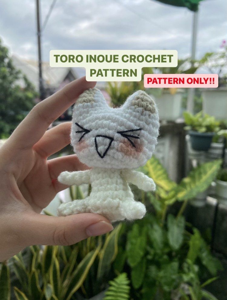 Toro Inoue Crochet Pattern (PATTERN ONLY!!), Hobbies & Toys, Stationary