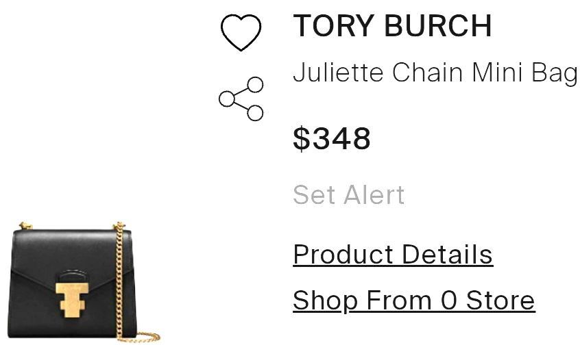 TORY BURCH JULIETTE CHAIN
