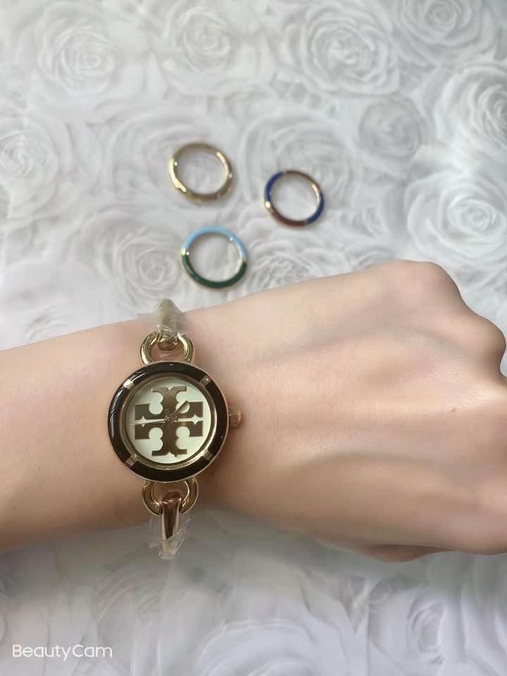 TORY BURCH SET W BEZELS BANGLE TYPE AUTHENTIC WATCH on Carousell