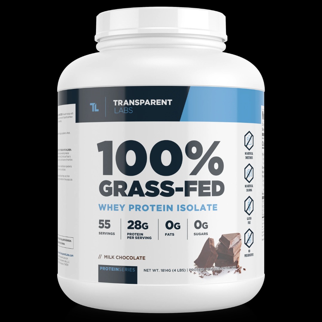 Transparent Labs 100 Grassfed Whey Protein Isolate, Health