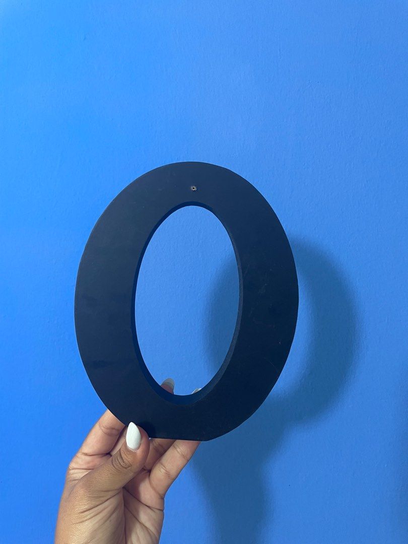 TYPO wooden block letters "K" & "O", Furniture & Home Living, Home