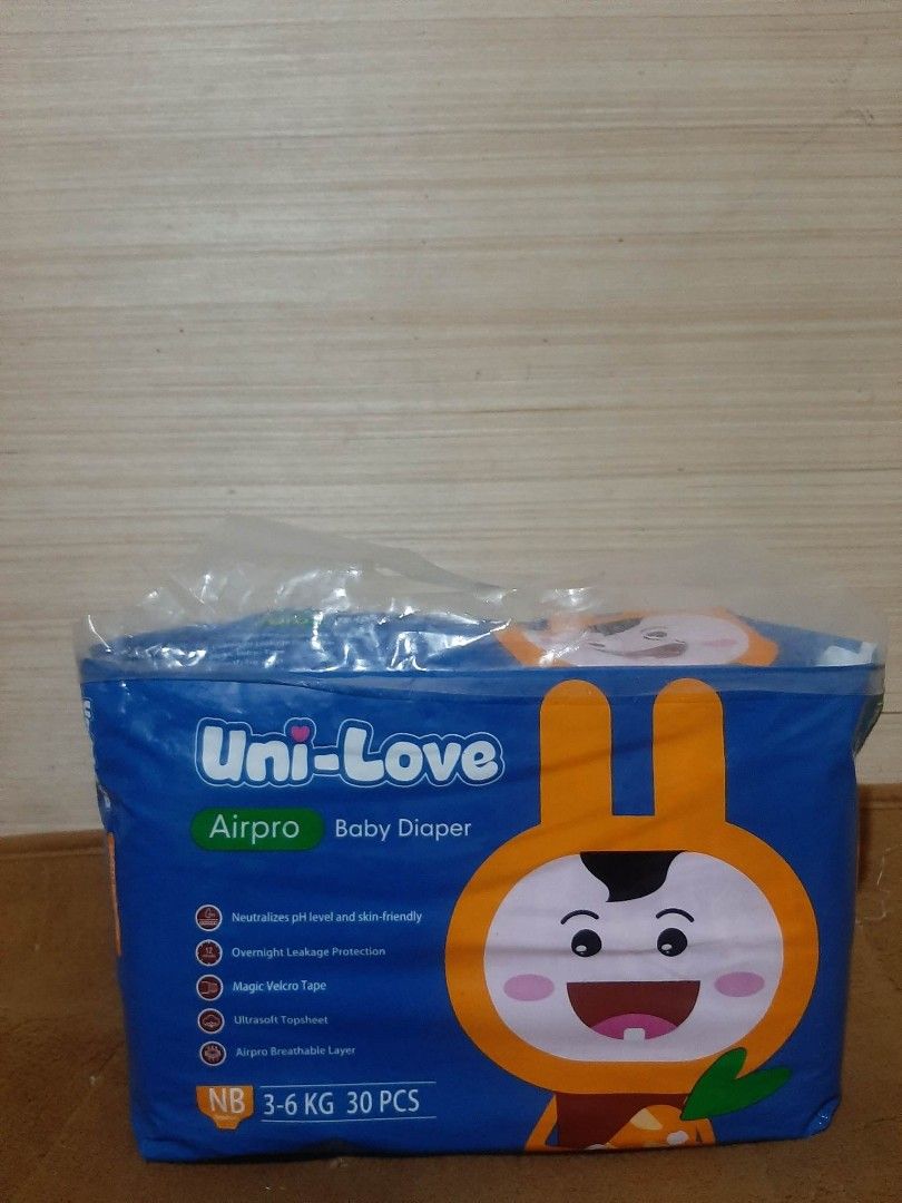 UNILOVE NEWBORN TAPE 40PCS. (Category: Diapers & Baby Wipes) located in Manila. Submitted by sweetieteapascua (Listing ID 1244259489, Image 1). Description: ORIGINAL PACKAGING SEALED UNILOVE NEWBORN TAPE 40PCS-200 MANUFACTURED DATE 2023 EXPIRATION DATE 2026 PAYMENT-COD,GCASH, BANKTRANSFER https://m.me/sweetietea.pascua.