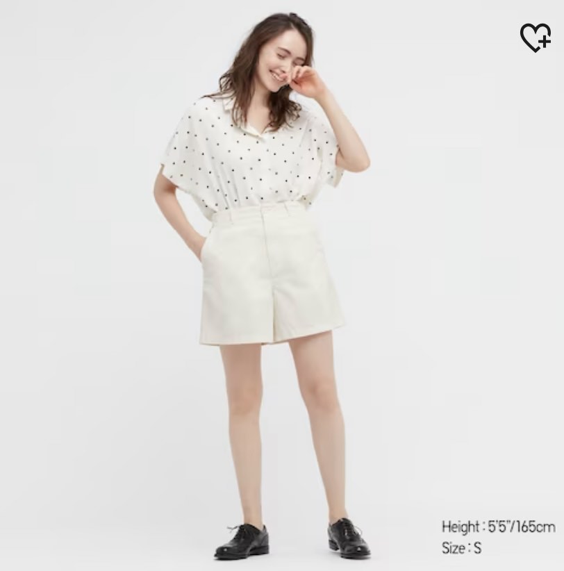 Uniqlo chino shorts womens cheap