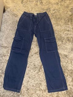 Urban Outfitters Blue Denim Cargo Pants