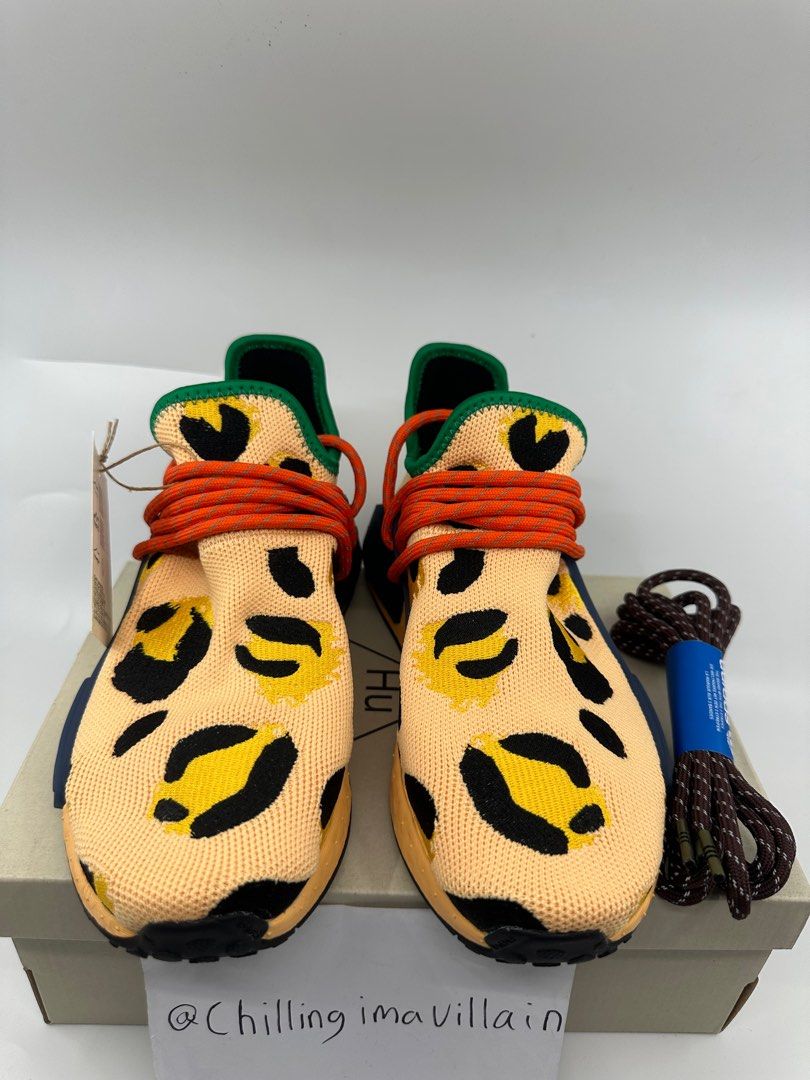 Adidas human race 2025 yellow real vs fake