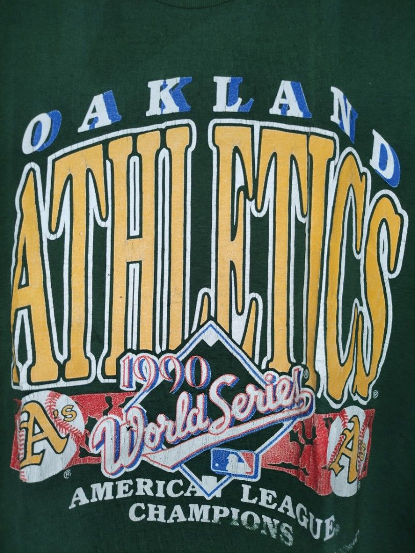 Vintage Oakland Athletics A.O.P. T-Shirt Sz. L