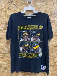 VINTAGE MLB OAKLAND ATHLETICS TEE SHIRT 1992 SIZE XL MADE IN USA