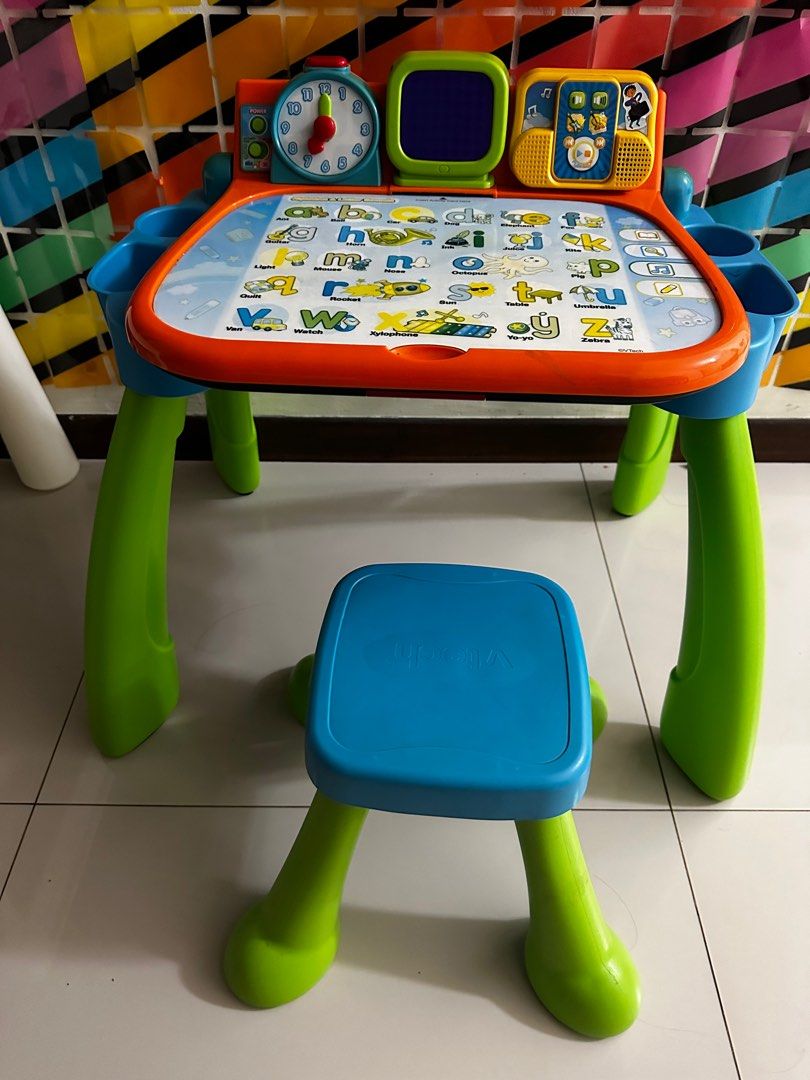 Vtech activity table & chair, Babies & Kids, Baby Nursery & Kids Furniture, Kids' Tables