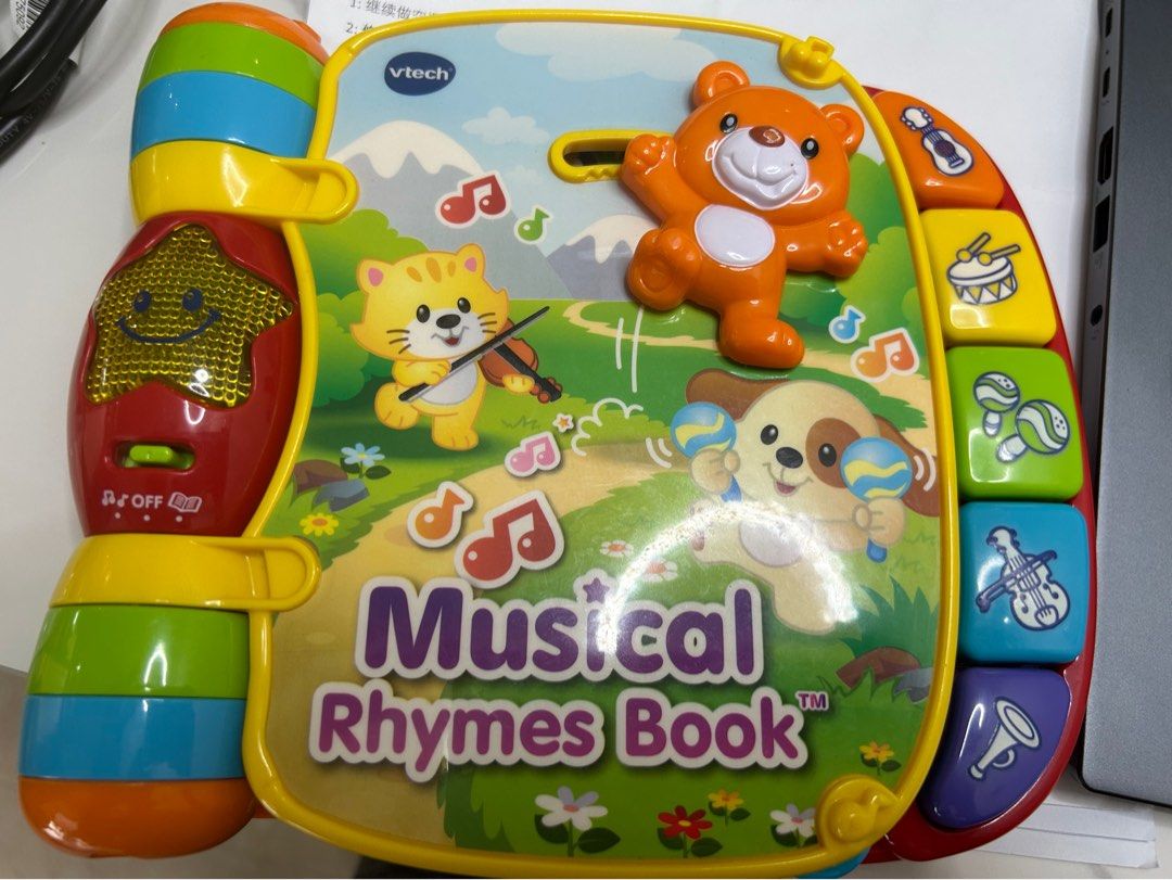 Vtech musical rhymes book, Babies & Kids, Infant Playtime on Carousell