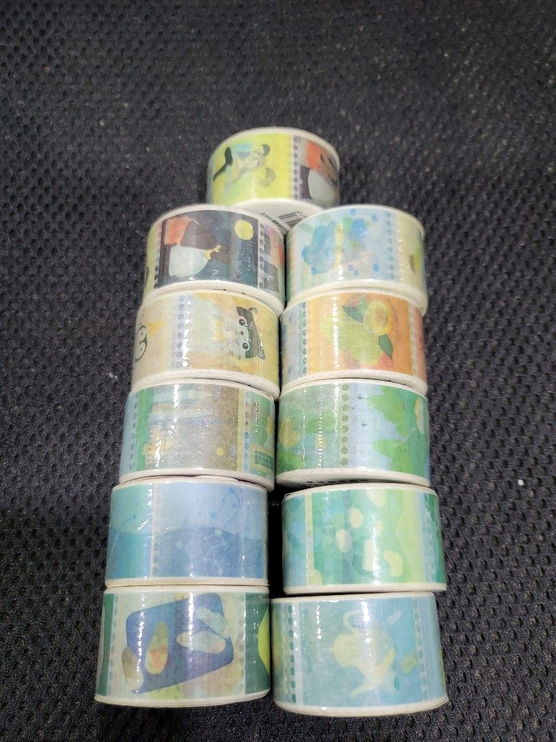Washi Tapes Bundle (11 rolls) (Category: Craft Supplies & Tools) located in Cavite. Submitted by freshieee27 (Listing ID 1244223731, Image 2). Description: 65 per roll on my shopee account 65 per roll 550 if take all rfs: unsold items from my shopee account.