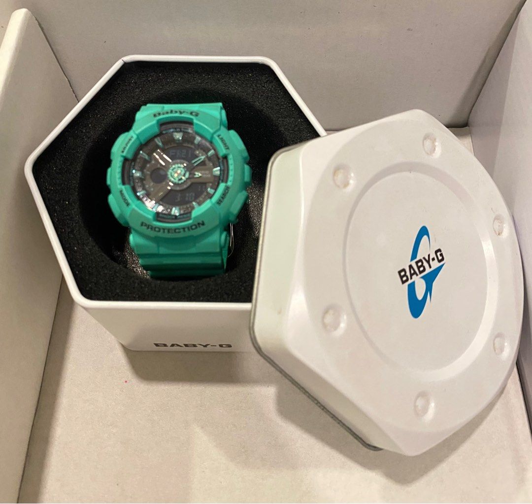 Watch for women Baby G BA 110 Green Turquoise Women s Fashion