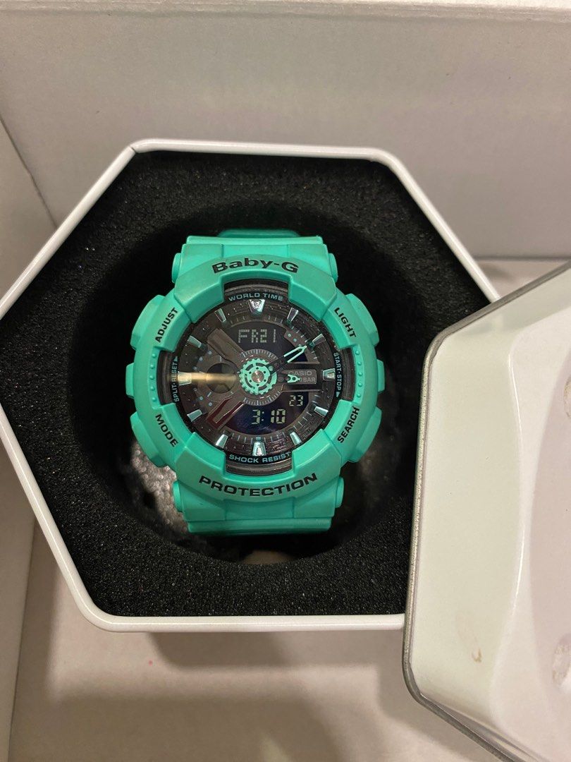 Watch for women Baby G BA 110 Green Turquoise Women s Fashion