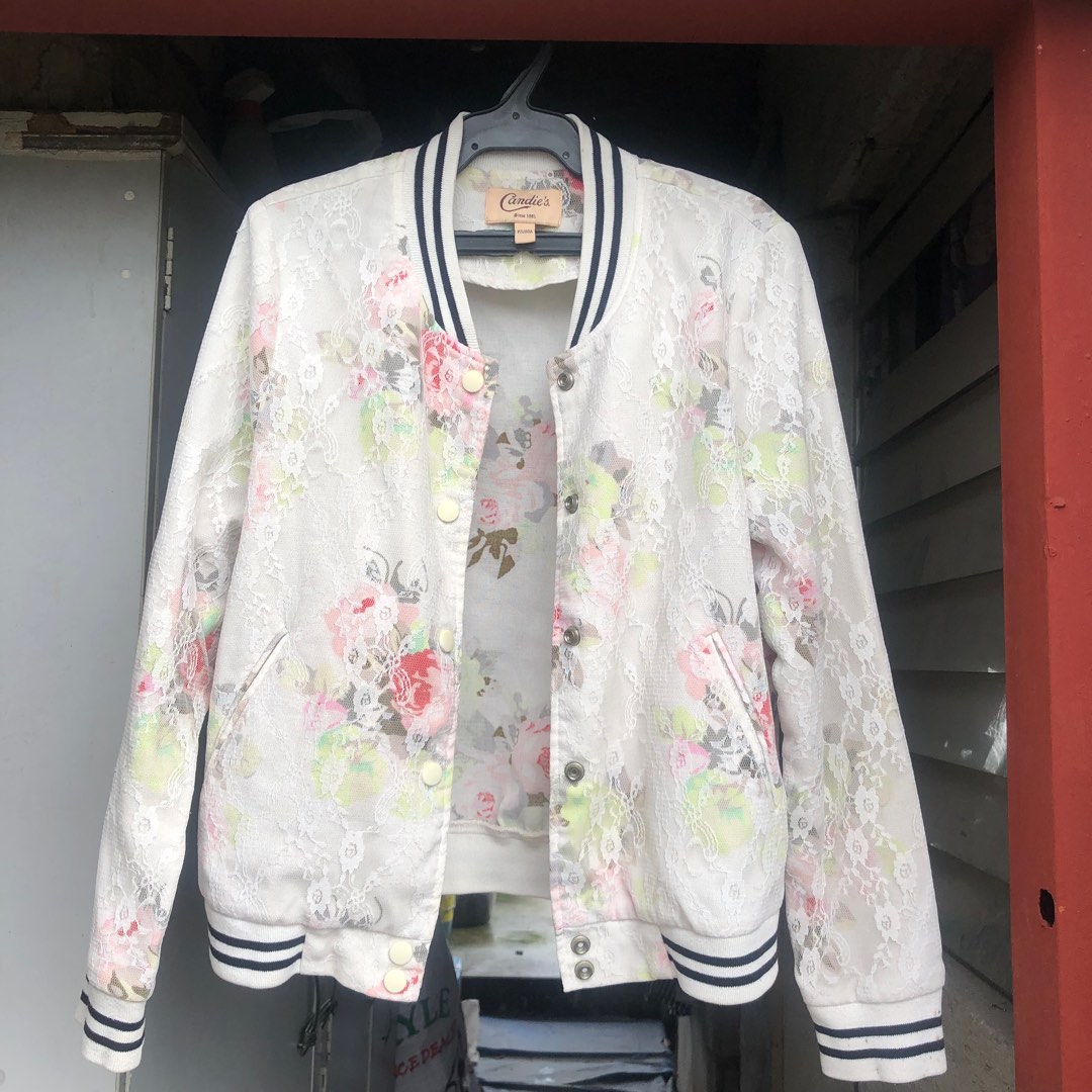 Candies lace sales moto jacket