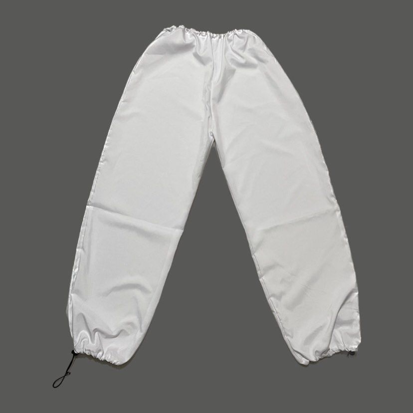 White Parachute Pants, Women's Fashion, Bottoms, Other Bottoms on
