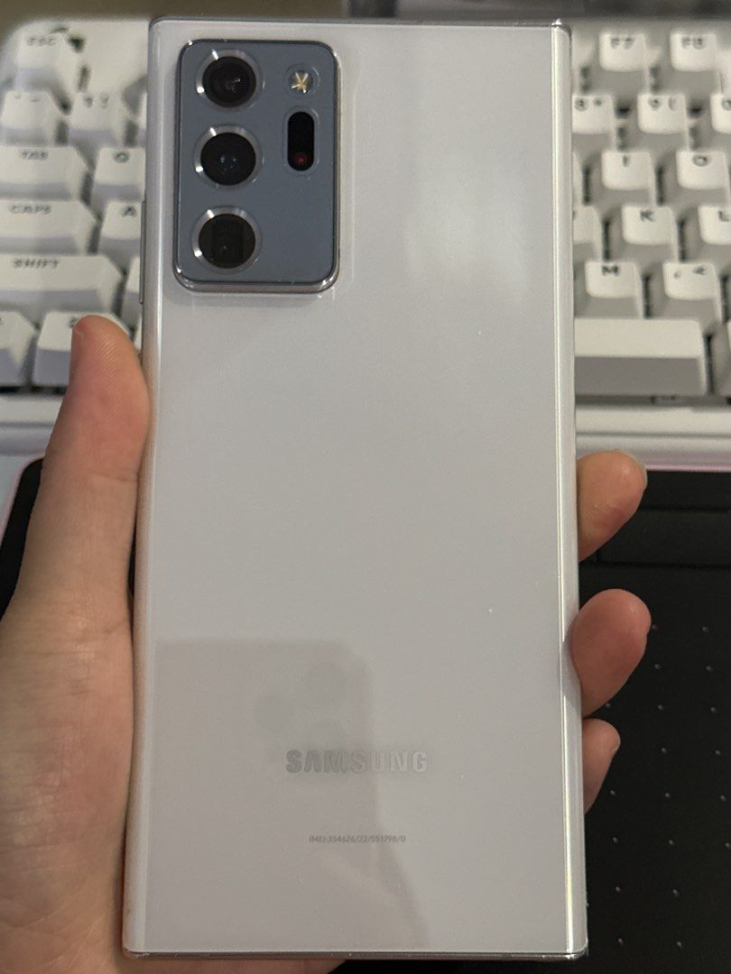 White Samsung Note 20 Ultra, Mobile Phones Gadgets, Mobile