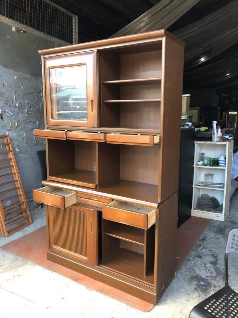 Wooden Kitchen Cabinet Sliding Doors Solid Wood Doors And Drawers 47l X