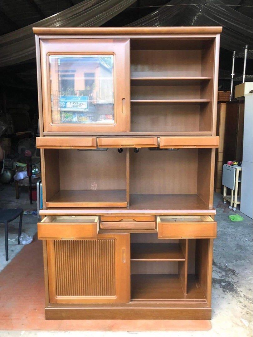 Wooden Kitchen Cabinet Sliding Doors Solid Wood Doors And Drawers 47l X