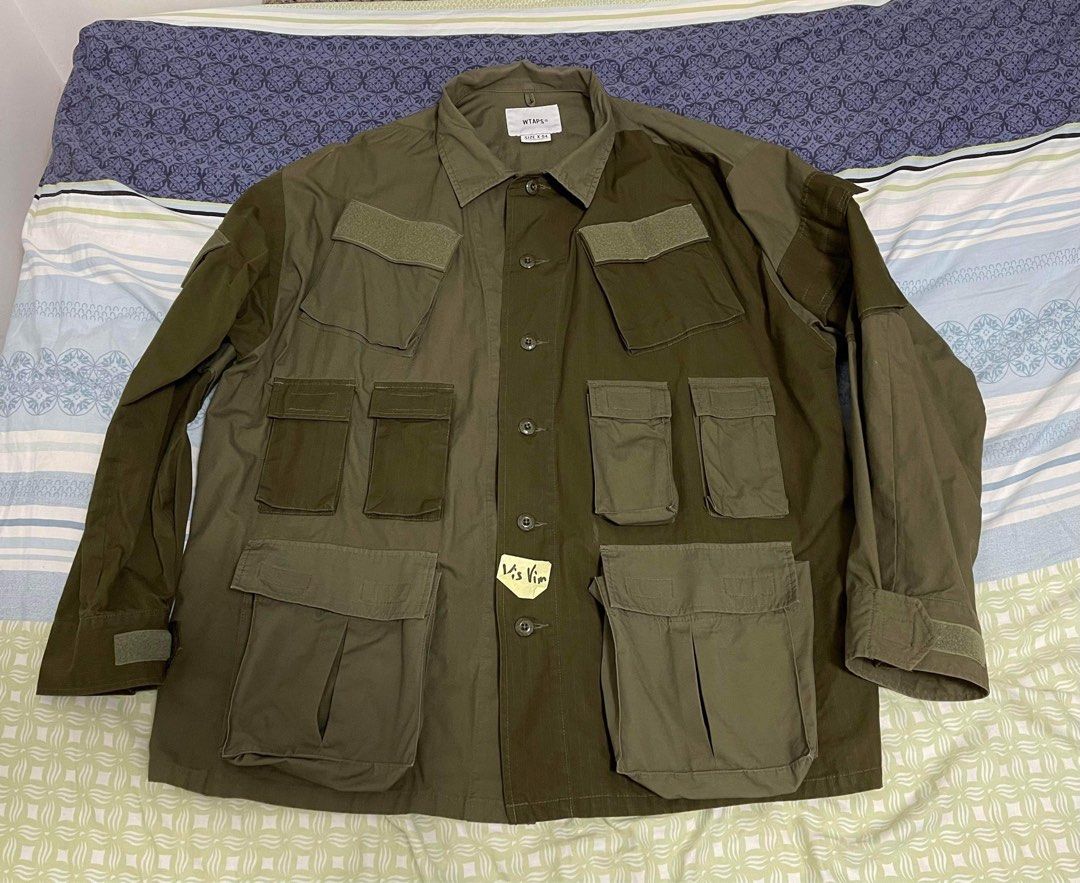 Wtaps jungle shirts modular descendant d51m, 男裝, 上身及套裝, T