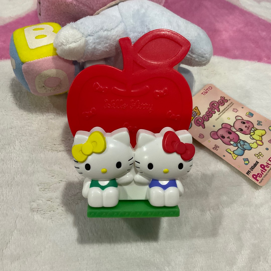 Hello Kitty McDonald's Japan 2021 Happy Meal toy toothpaste squeezed