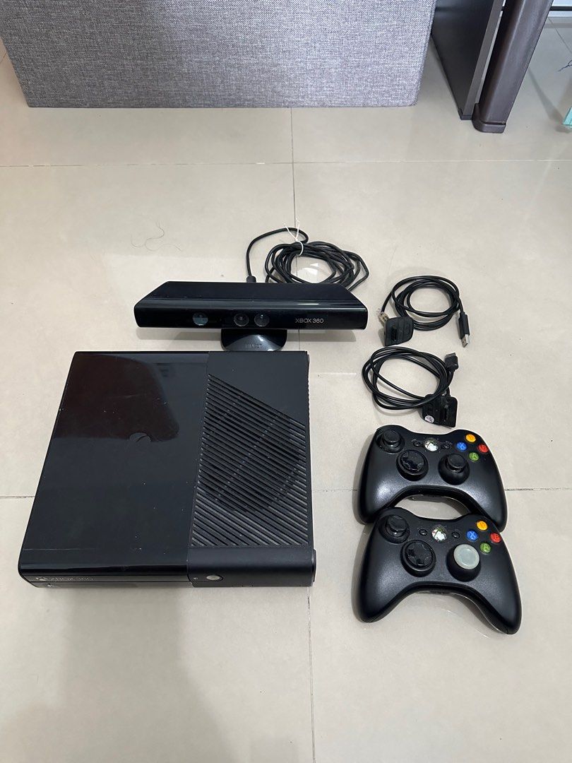 Xbox360 elite Kinect full set, Video Gaming, Video Game Consoles, Xbox on Carousell