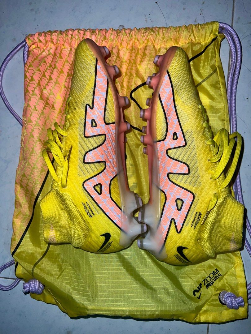 YELLOW NIKE Air Zoom Mercurial Superfly 9 Elite Vapor 15