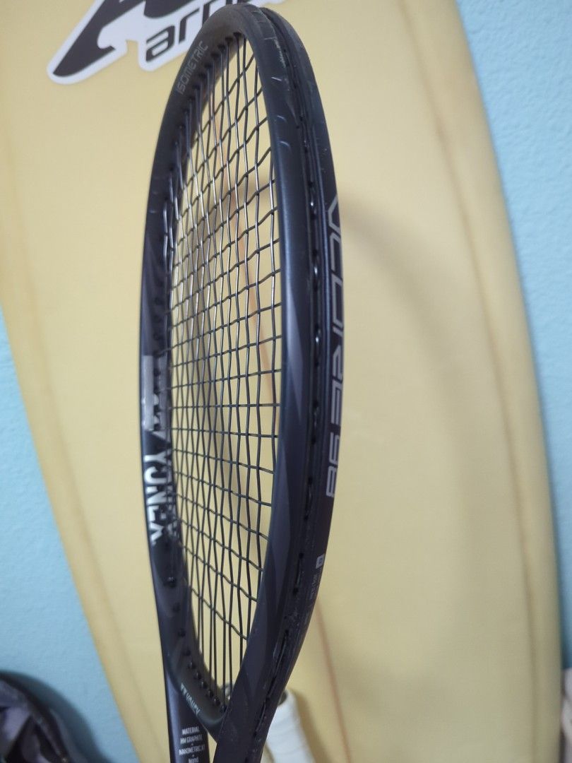 Yonex Vcore 98 Galaxy Black Tennis Racket, Sports Equipment, Other ...