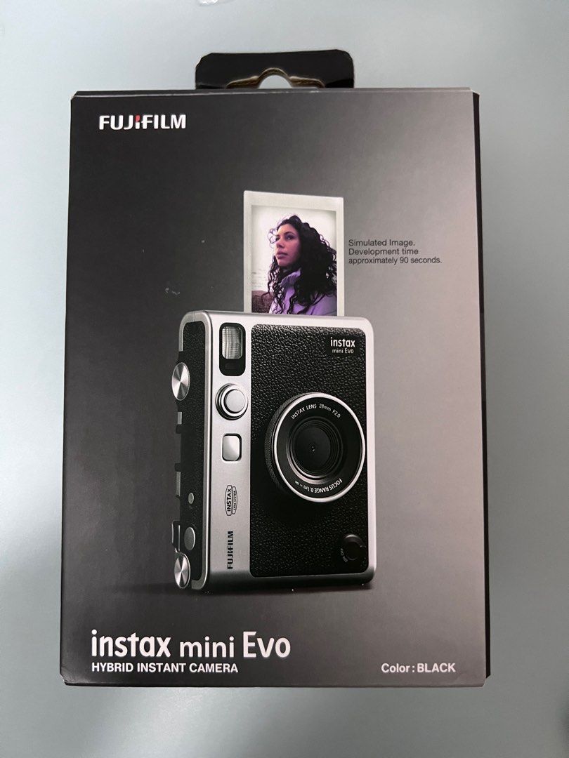 送保護殼+SD卡] Fujifilm Instax mini Evo 兩用即影即有相機, 攝影器材