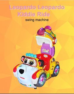 2020 new children's coin operated Leopard wagging car EPARK Swing machine rocking horse electric kiddie ride