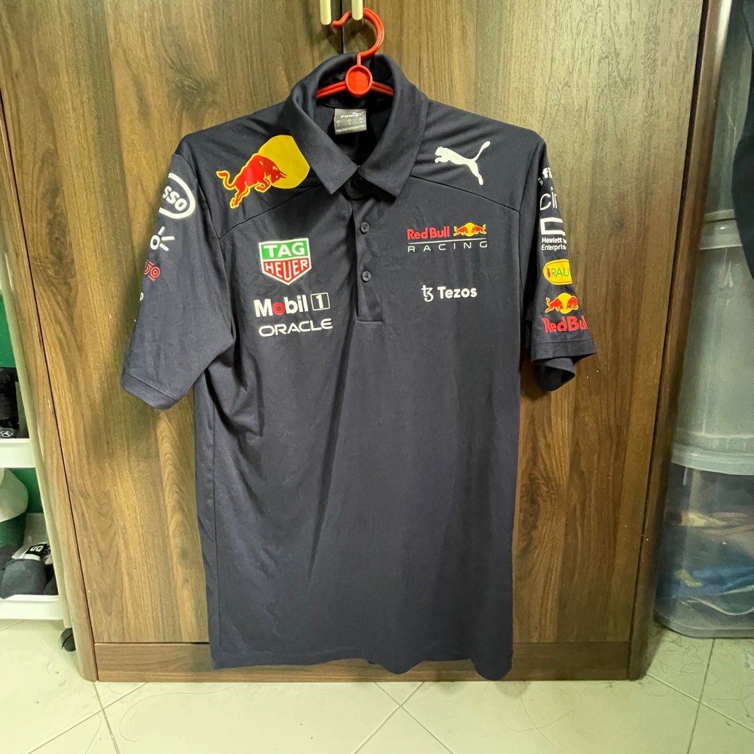 Red Bull 2022 Racing F1 Polo T Shirt, Men's Fashion, Tops & Sets, Tshirts &  Polo Shirts on Carousell